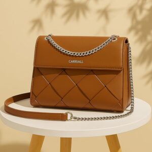 women’s vegan leather handbag | elegant casual shoulder bag with wallet purse for travel, outings, parties – stylish everyday carry bag for women & girls with a strap